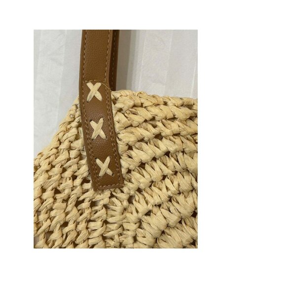 Straw Purse/Beach Bag - Picture 3 of 3
